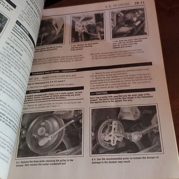 Chilton's General Motors S-series Pick-ups and SUV's 1994-04 Repair Manual - Picture 3 of 7